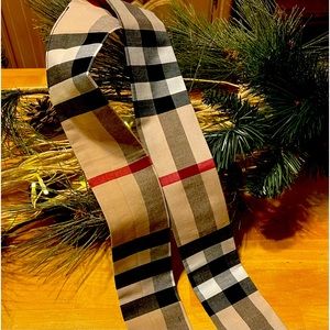 Hair Scarf; Handmade Cotton Hair Tie; Plaid Headband;Purse Scarf; Ponytail Scarf